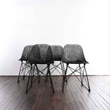 SET OF 4 CARBON CHAIRS PRODUCED BY MOOOI
